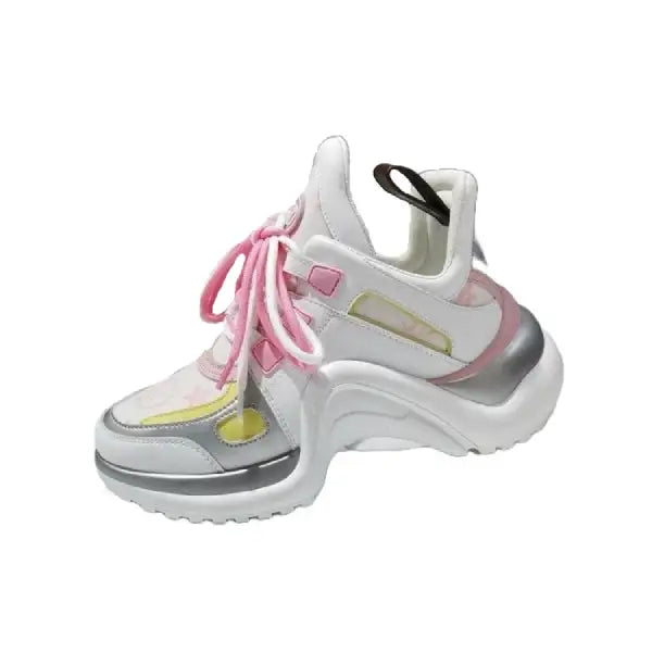 PU Thick Sole Sports Shoes Euro Size 34