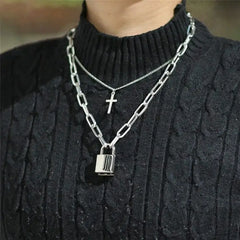 Punk Double Layer Necklace