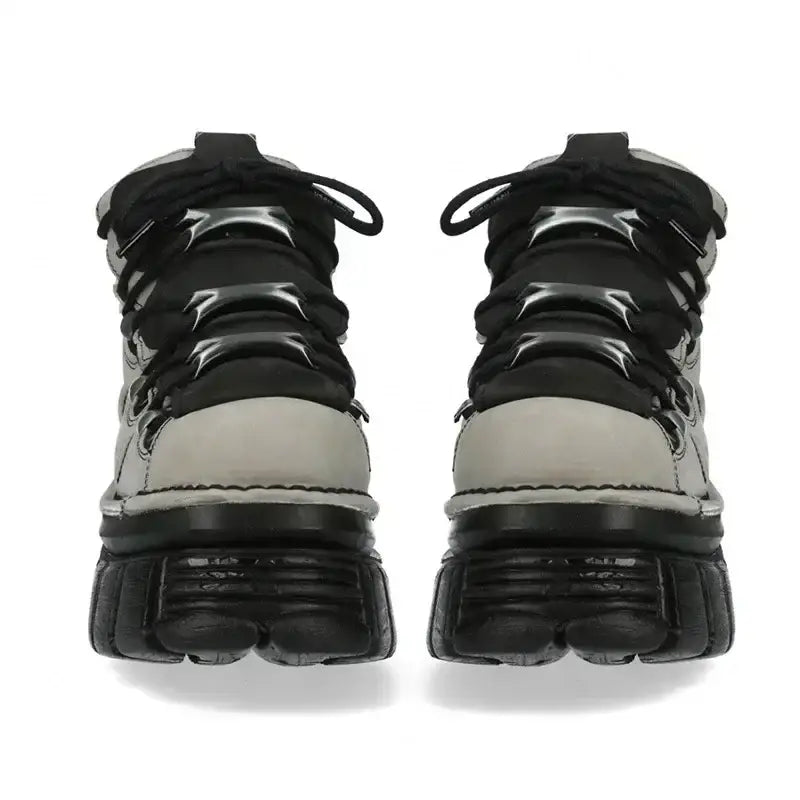 Punk Platform High Ankle Sneakers Euro Size