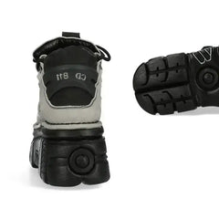 Punk Platform High Ankle Sneakers Euro Size