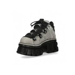 Punk Platform High Ankle Sneakers Euro Size Gray / 35