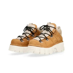 Punk Platform High Ankle Sneakers Euro Size Yellow / 35