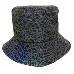 Punk Rock Hip Hop Style Colorful Reflective Bucket Hat
