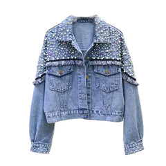 Punk Tassel Denim Jacket