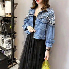 Punk Tassel Denim Jacket