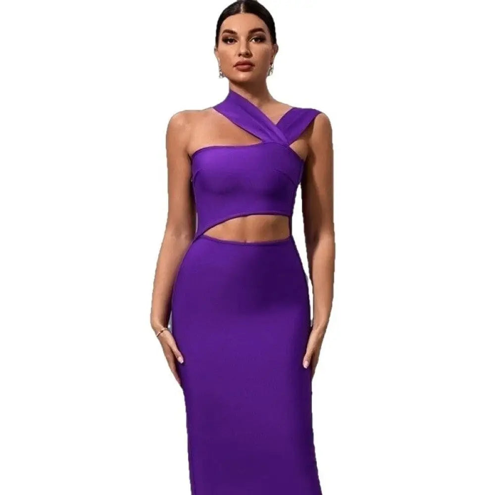 elegant bandage dresses Solid Color Bandage Elegant Party Bandage Dress