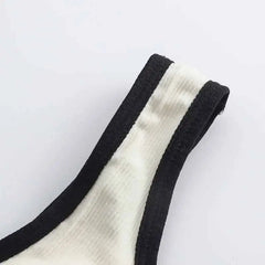 Push-Up Crop Top with Removable Chest Pad