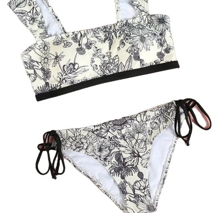 Push Up High Cut Bikini Spandex Acrylic Swimwear