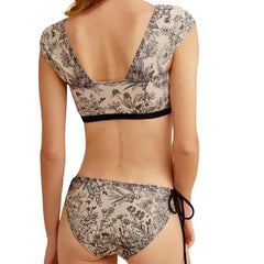 Push Up High Cut Bikini Spandex Acrylic Swimwear