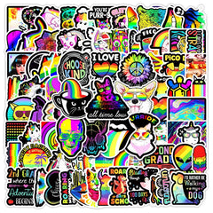 Rainbow Cat Graffiti Sticker