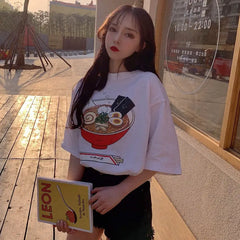 Ramen Cartoon Bowl Tshirt