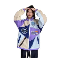 RealSpace Patch Zip Long Sleeve Track Jacket