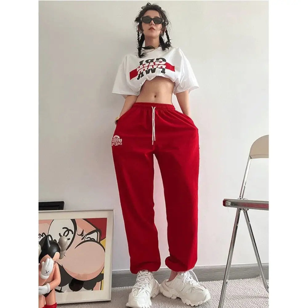 Red Result Jogger Sweatpants