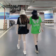 Reflective Wings Oversized T-Shirt