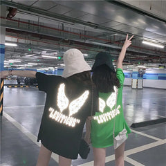 Reflective Wings Oversized T-Shirt