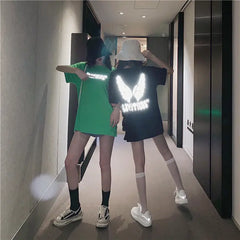 Reflective Wings Oversized T-Shirt