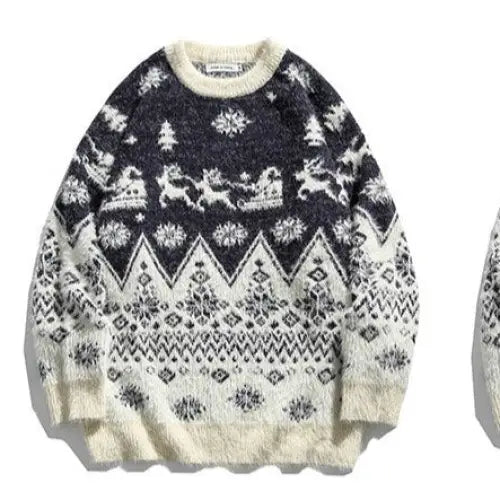 Reindeer Christmas Knitted Sweaters