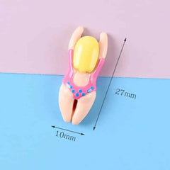 Resin Cartoon Swimming Figures Refrigerator Magnets