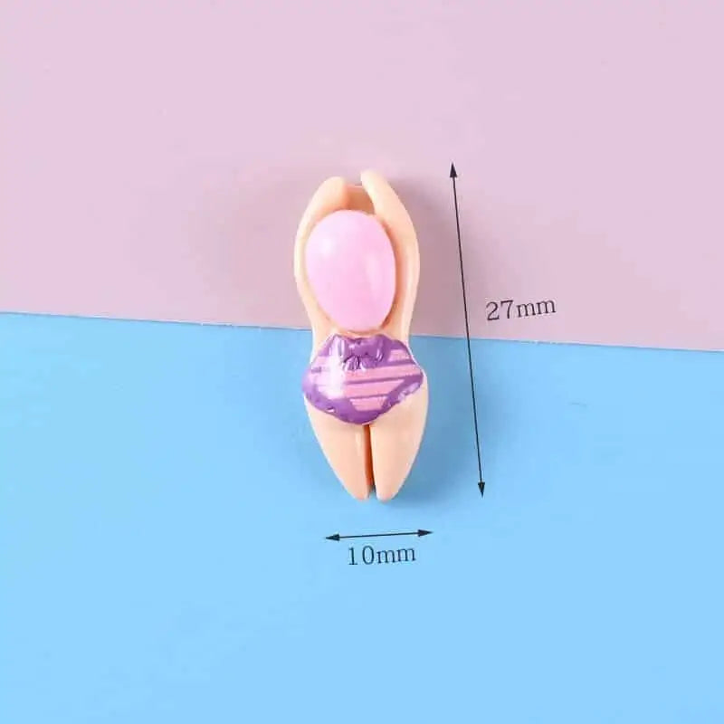 Resin Cartoon Swimming Figures Refrigerator Magnets