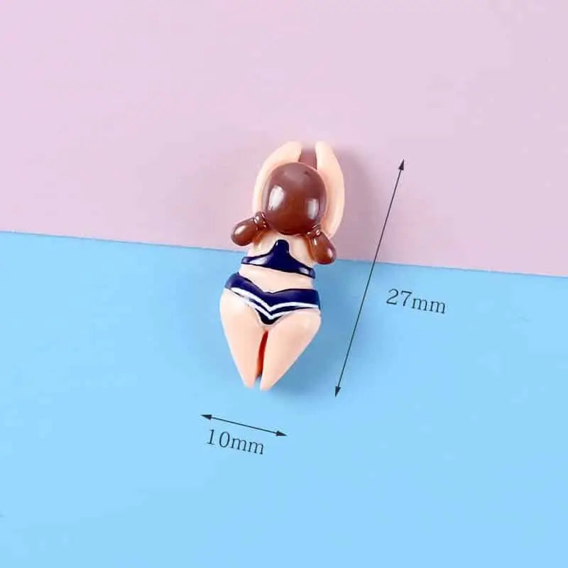 Resin Cartoon Swimming Figures Refrigerator Magnets