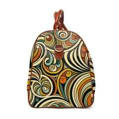 Retro Area Travel Bags in Muted Earth Tones 20’’ x 12’’