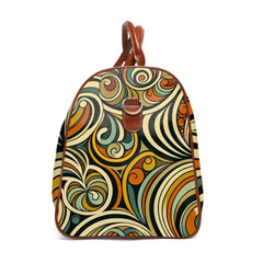 Retro Area Travel Bags in Muted Earth Tones 20’’ x 12’’