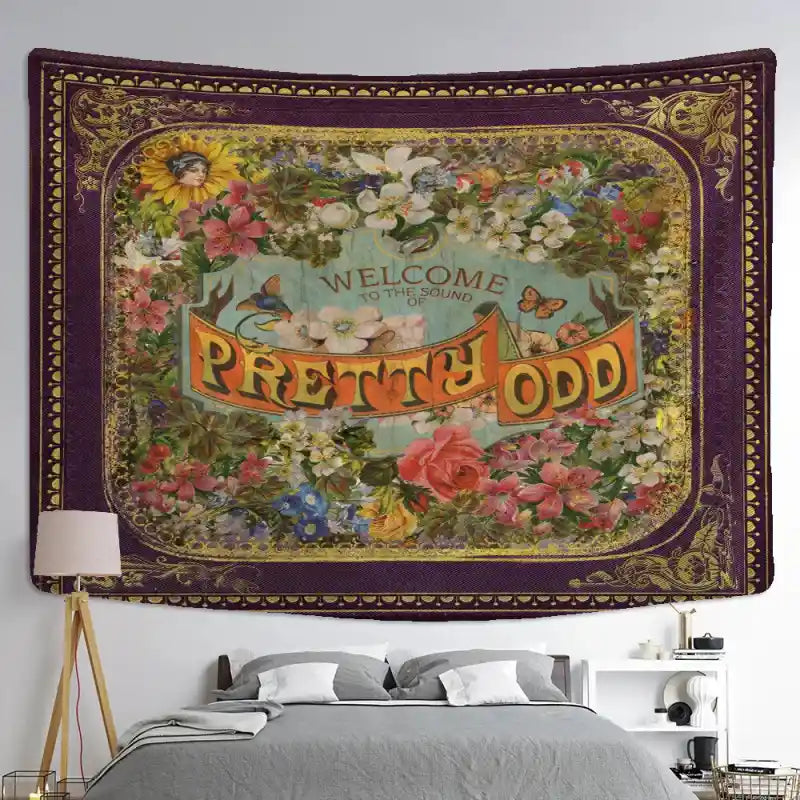 Retro Bohemian Hanging Tapestry Wall Decor 95x70cm / Pretty