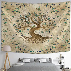 Retro Bohemian Wall Decor Tapestry Hanging