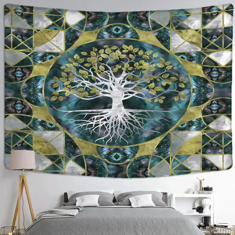 Retro Bohemian Wall Decor Tapestry Hanging