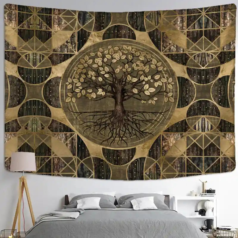 Retro Bohemian Wall Decor Tapestry Hanging