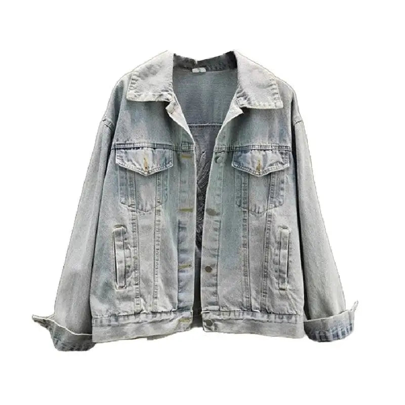 Retro Casual Versatile Denim Jacket for Everyday Wear