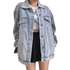 Retro Casual Versatile Denim Jacket for Everyday Wear