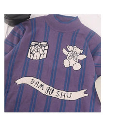 Retro Cute Dam Shu Bear Sweater