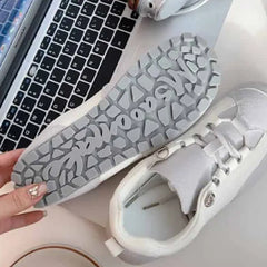 Retro Flat Golf Lace Up Sneakers