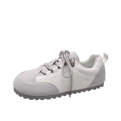 Retro Flat Golf Lace Up Sneakers