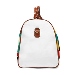 Retro Geometric Area Travel Bag 20’’ x 12’’ / Brown