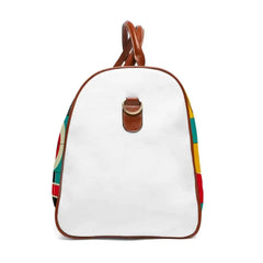 Retro Geometric Area Travel Bag 20’’ x 12’’ / Brown