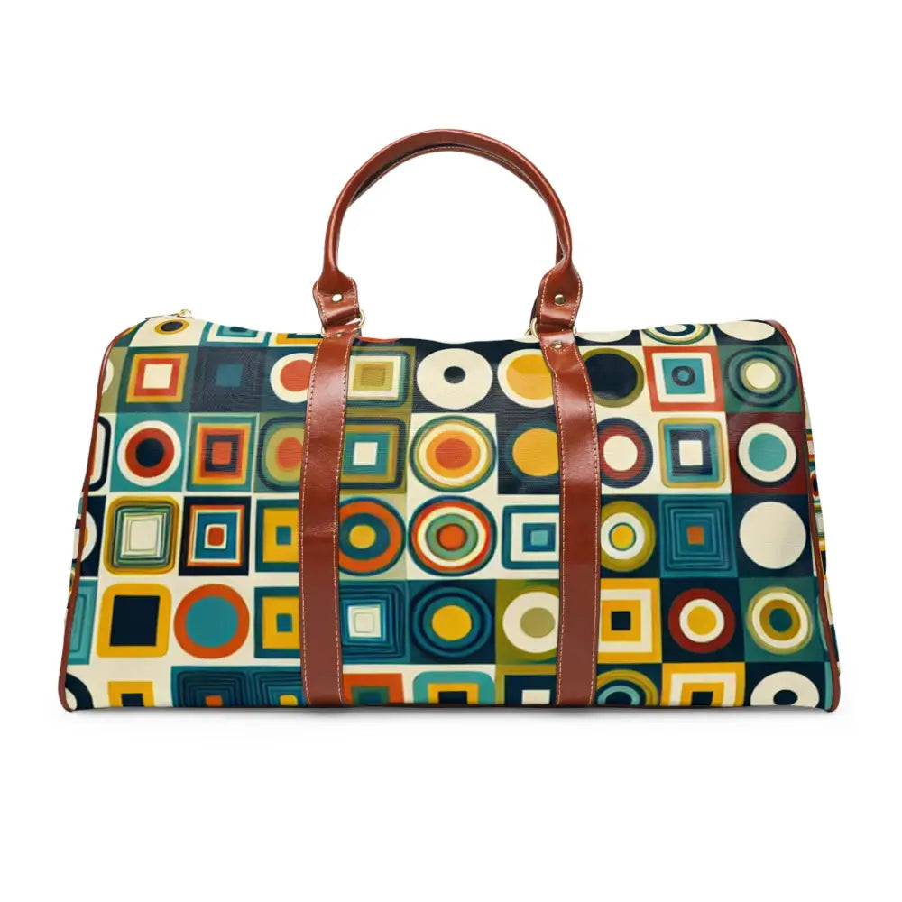 Retro Geometric Area Travel Bags with Vivid Pattern 20’’ x