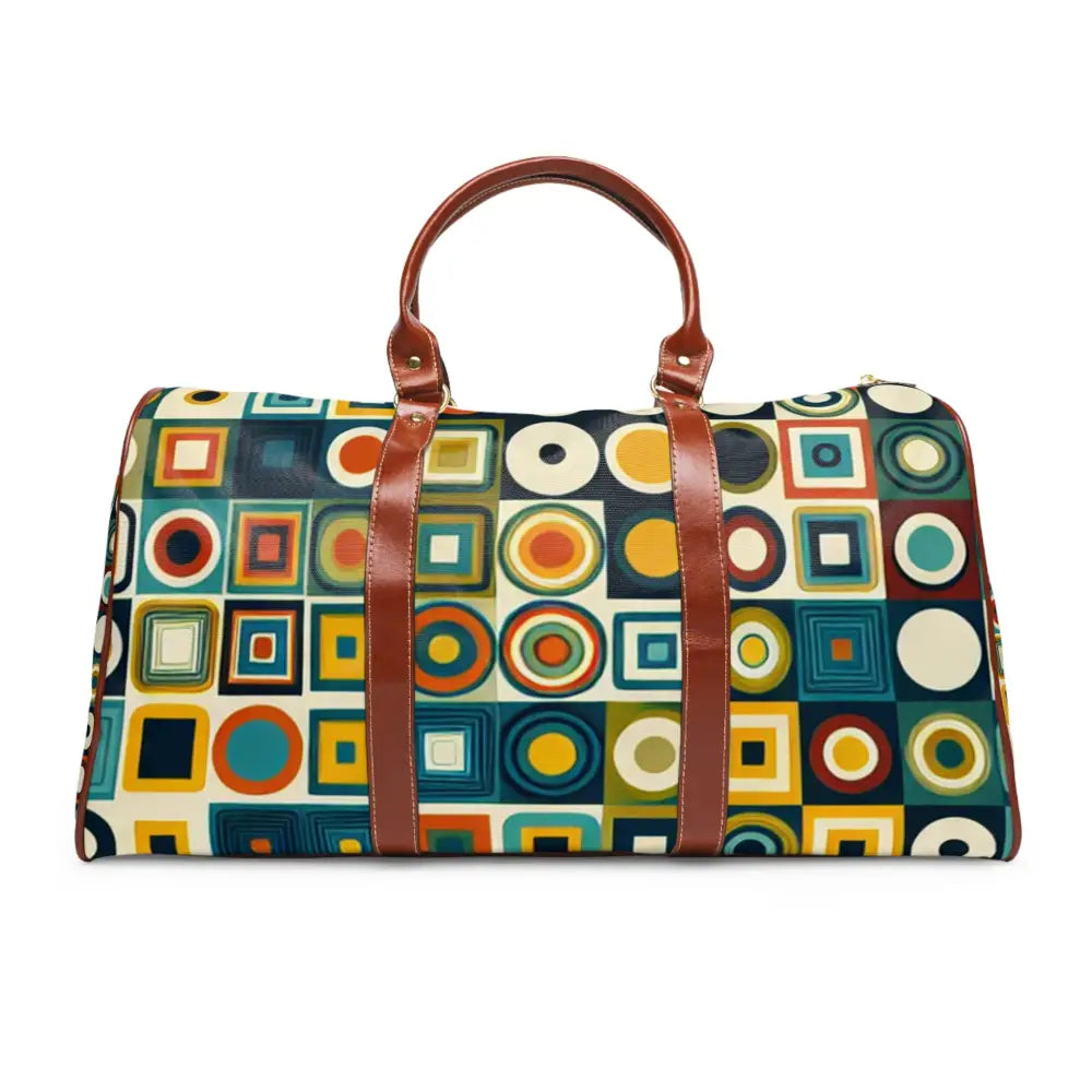 Retro Geometric Area Travel Bags with Vivid Pattern 20’’ x