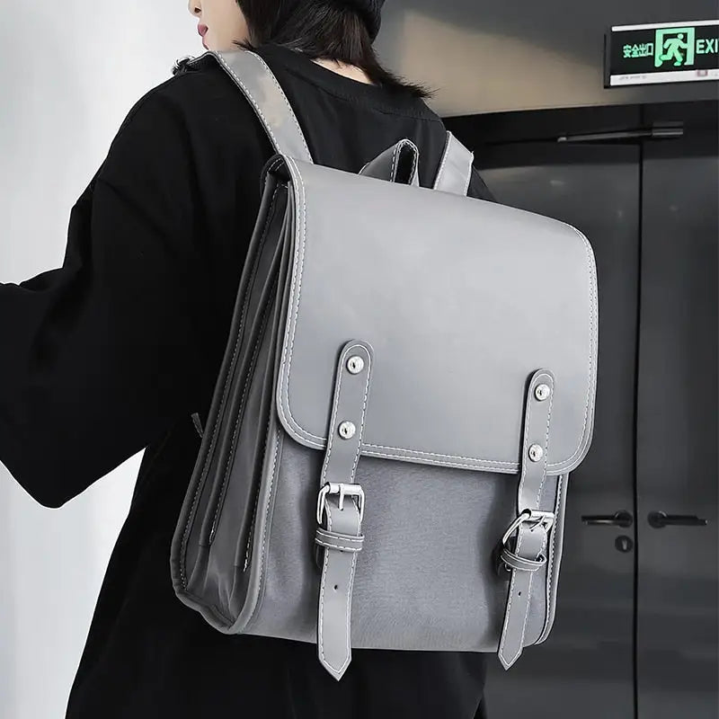 Retro Inner slot pocket School Backpack