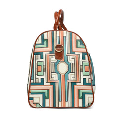 Retro Inspired Area Travel Bag with Art Deco Design 20’’ x