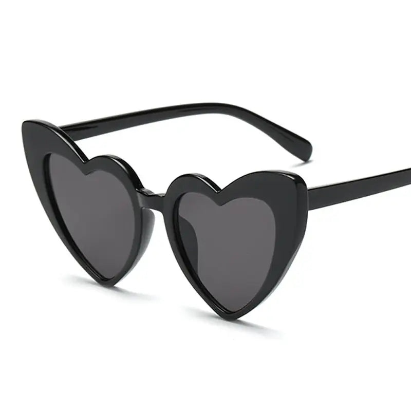 Retro Love Heart Sunglasses for Women and Men