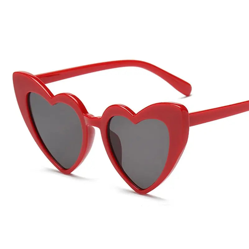 Retro Love Heart Sunglasses for Women and Men
