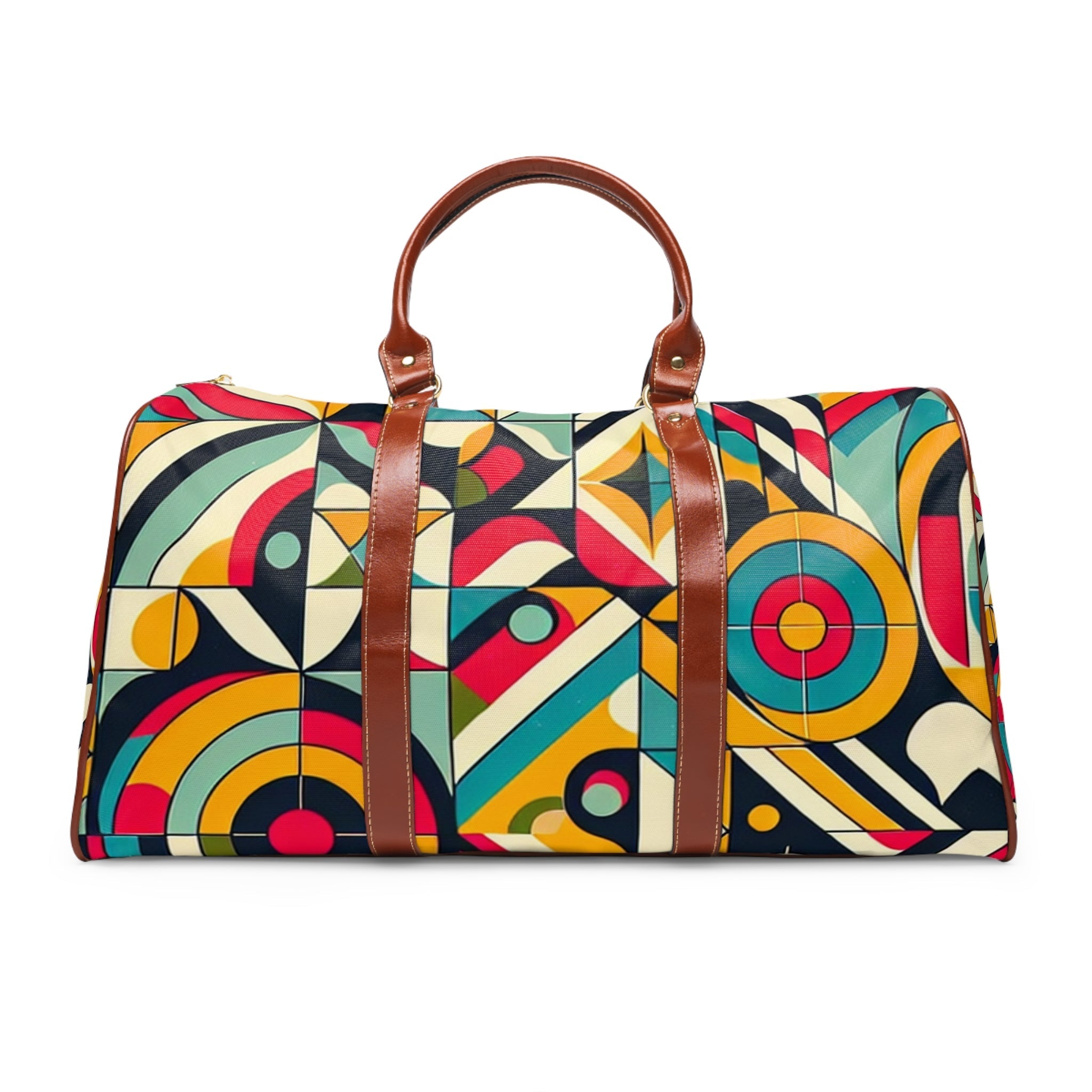 Retro Pattern Area Travel Bags with Geometric Design 20’’ x