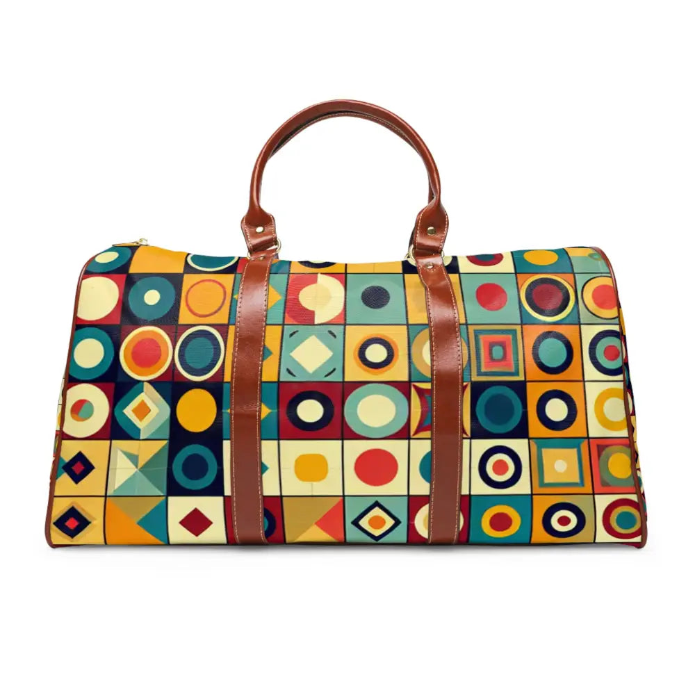 Retro Patterned Area Travel Bags for Everyday 20’’ x 12’’