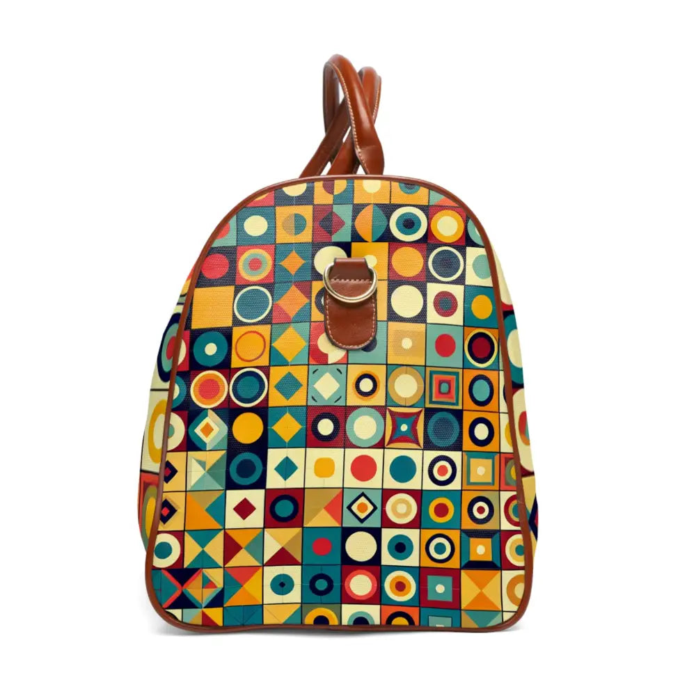 Retro Patterned Area Travel Bags for Everyday 20’’ x 12’’