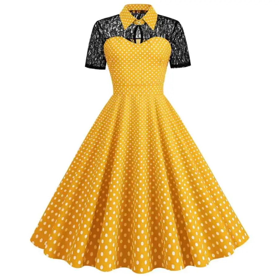 Retro Plaid Vintage Dresses From the 50s 60s and 70s - Mesh