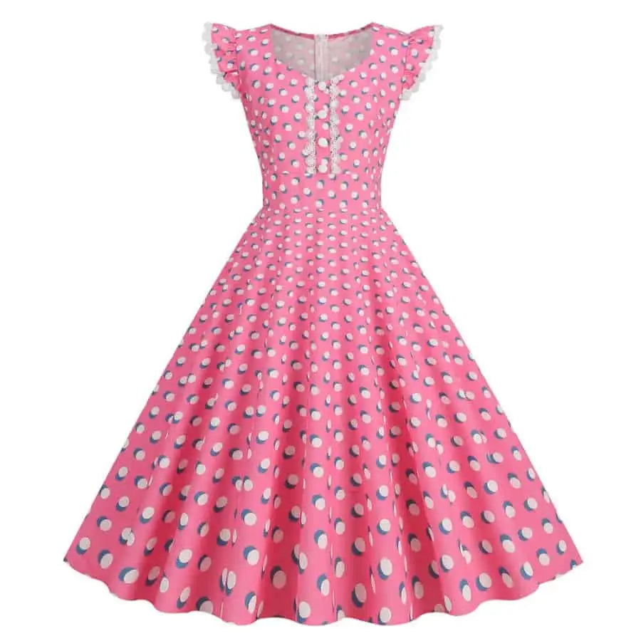 Retro Plaid Vintage Dresses From the 50s, 60s and 70s