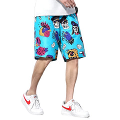 Retro Punk Waterproof Beach Shorts