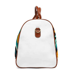 Retro Travel Bag with Bold Geometric Pattern 20’’ x 12’’